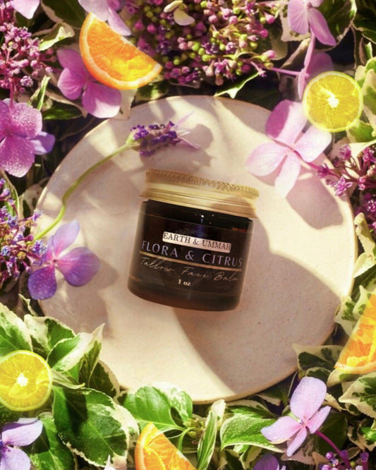 Flora & Citrus Face Balm – Botanical Moisture Blend | 1 oz