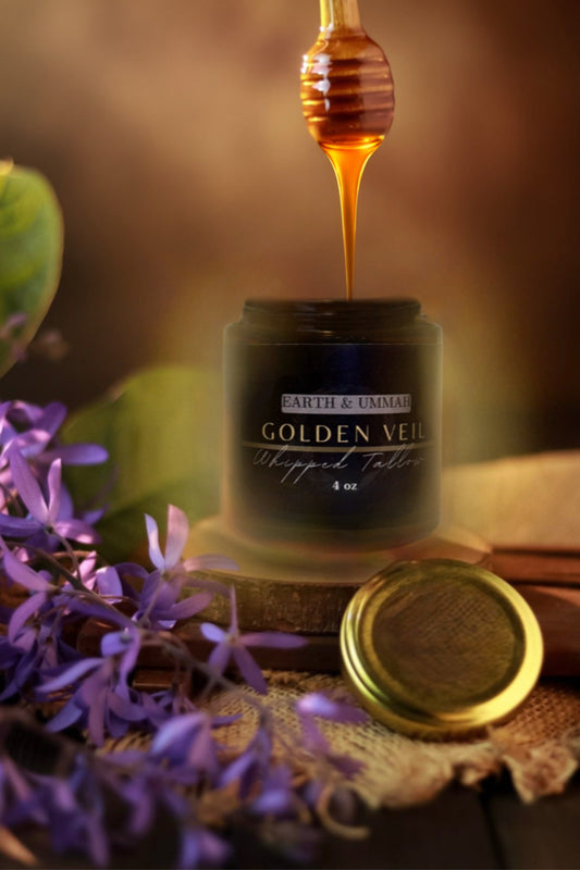 Golden Veil Tallow Balm – Honey Vanilla | Nourishing Skin Moisturizer